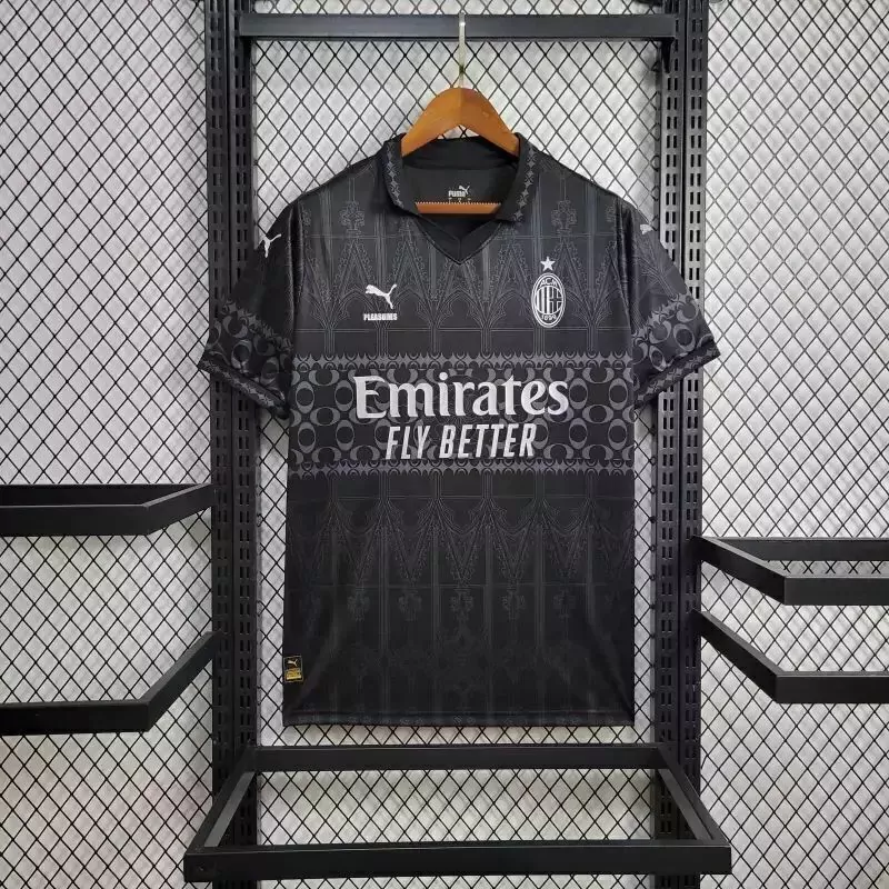 Camisa AC Milan 24/25 Masculino - Preto