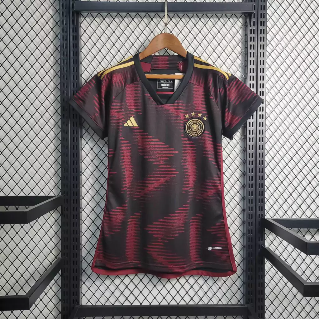 Camisa Alemanha 22/23 Away Feminina Adidas - Vinho