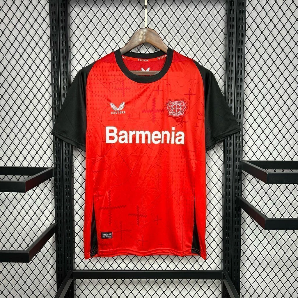 Camisa Bayer Leverkusen 24/25 - Vermelho