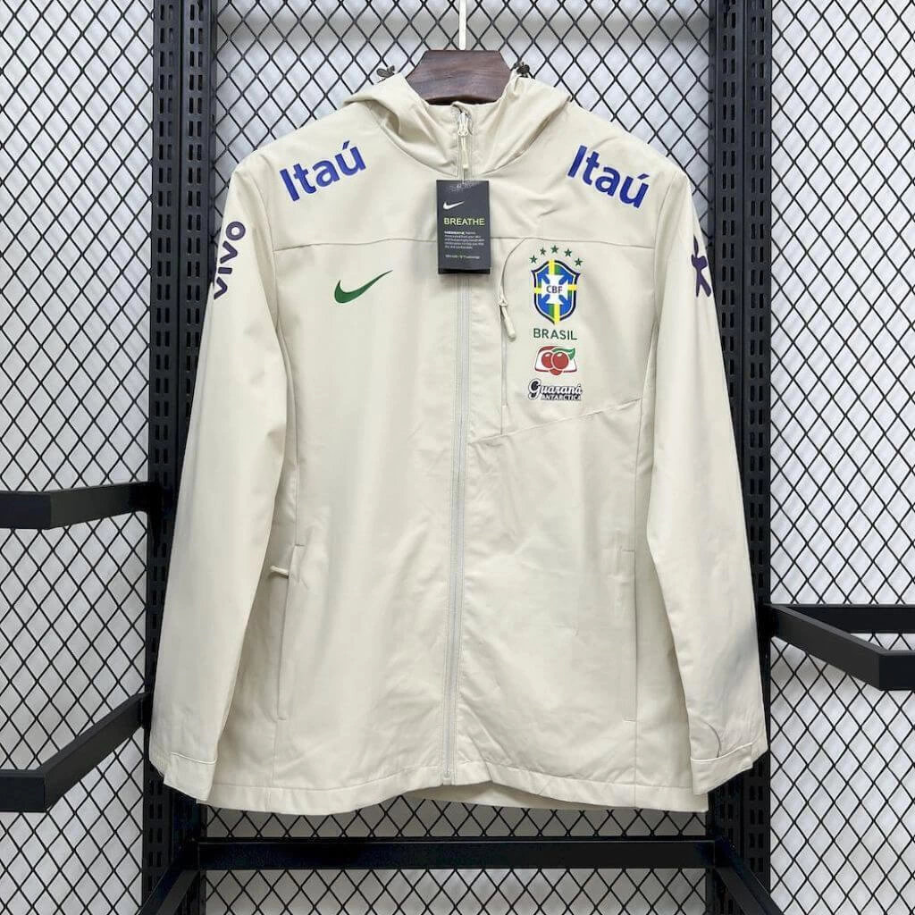 Corta Vento Seleção Brasil - Branco