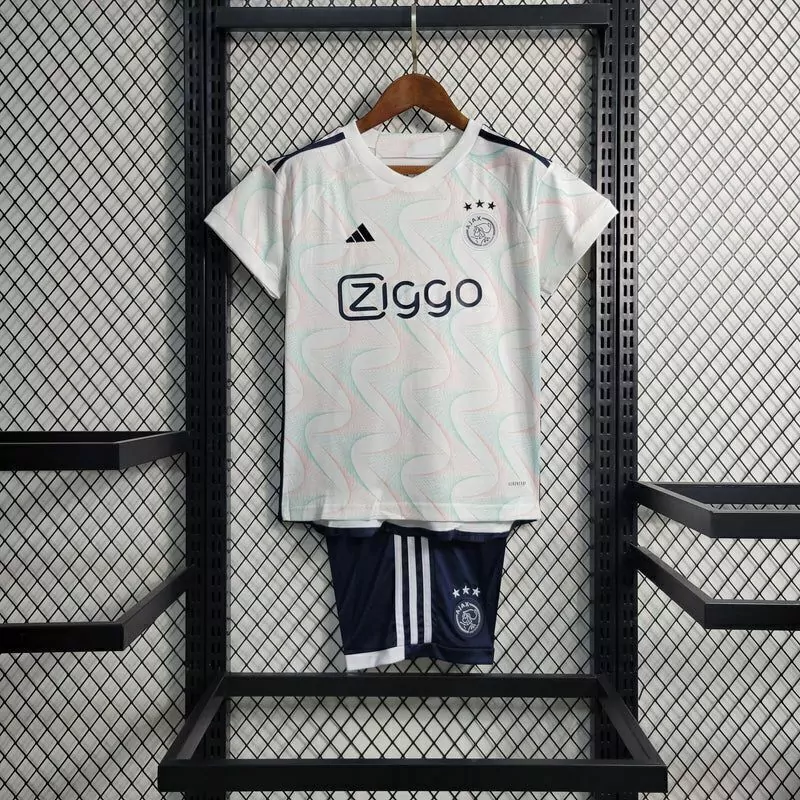 Kit Infantil Ajax Away 23/24 - Branco